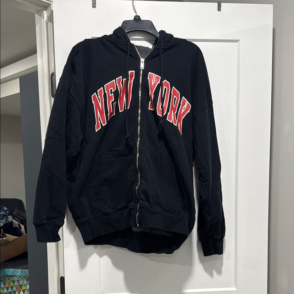 Black New York Hoodie